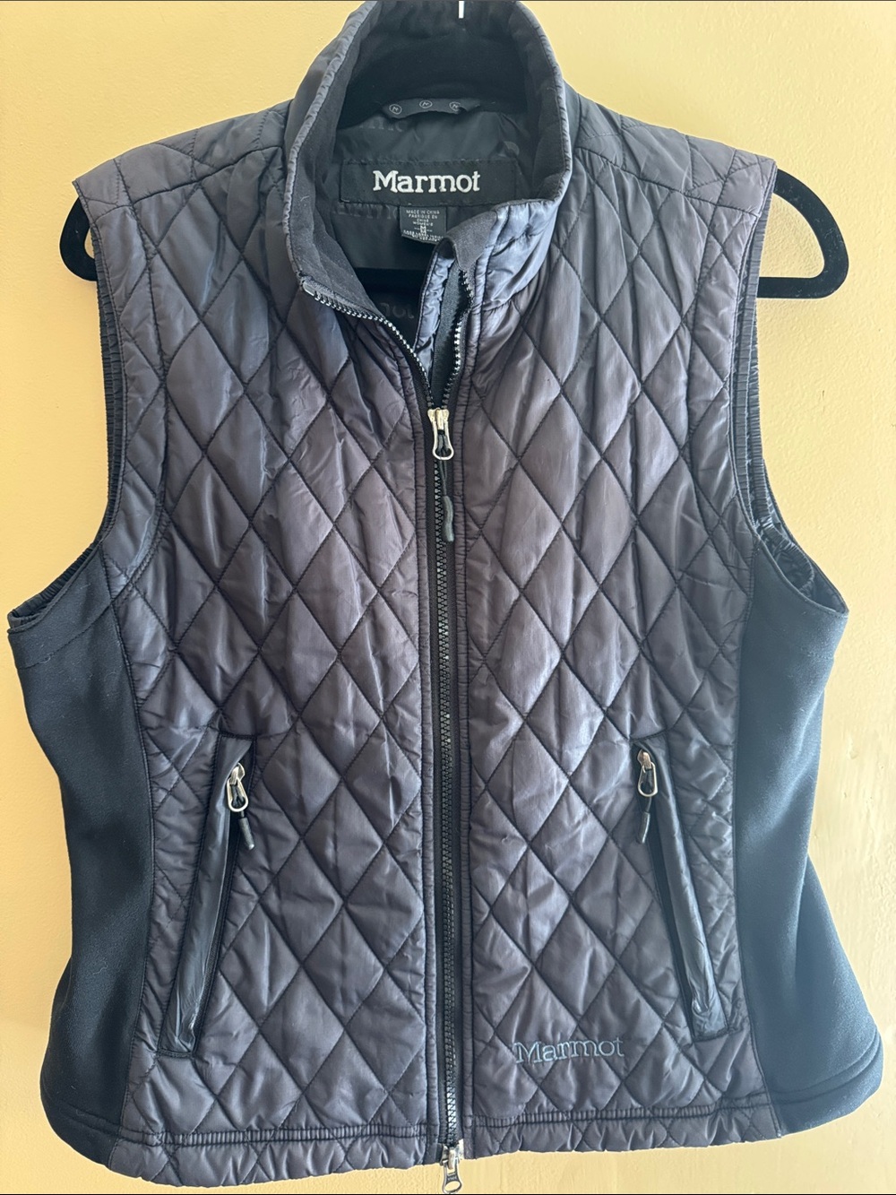 Marmot Women's Quilted Black Sleeveless Insulated Vest